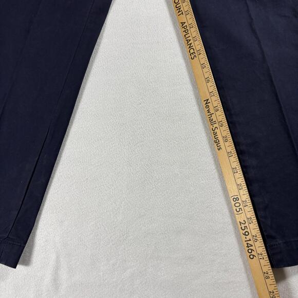 Banana Republic Emerson Chino Mens 30x30 Slim Fit Navy Stretch Pants Casual - Picture 2 of 9